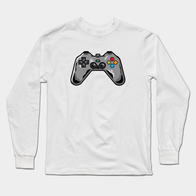 Gamer Controller Long Sleeve T-Shirt by Paul Draw